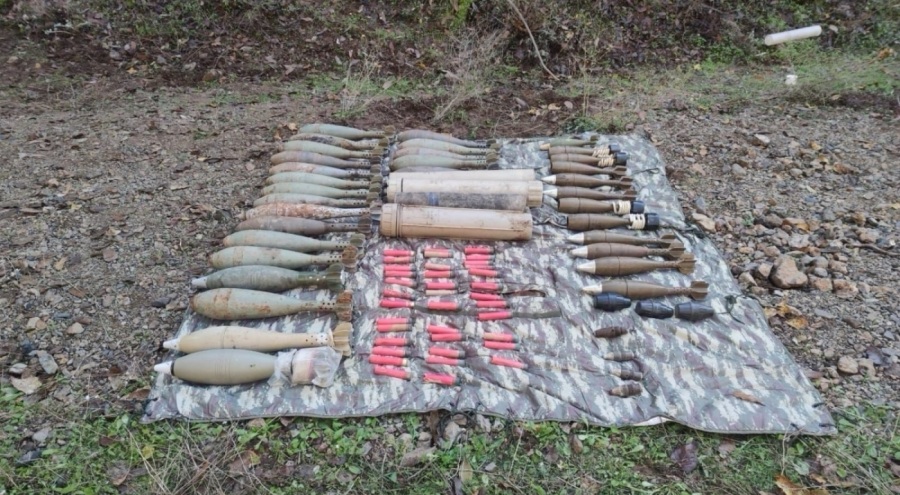 Milli Savunma Bakanlığı: Teröristlerin kullandığı sığınak ile mühimmatlar imha edildi