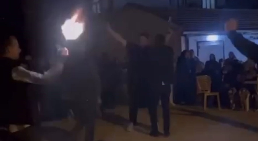Bursa'da asker eğlencesinde magandalık!