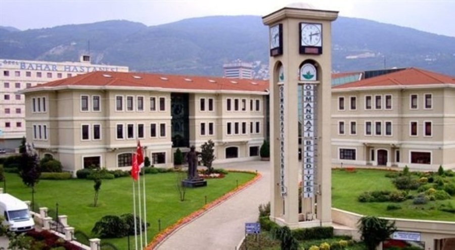 Bursa'da belediye personelinden yangın tatbikatı