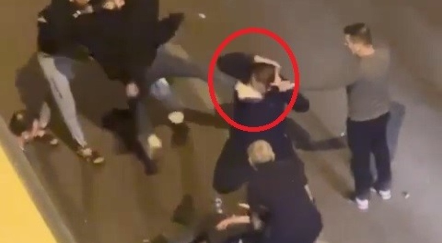 Bursa'da alacak verecek kavgası! Uçan tekme attı