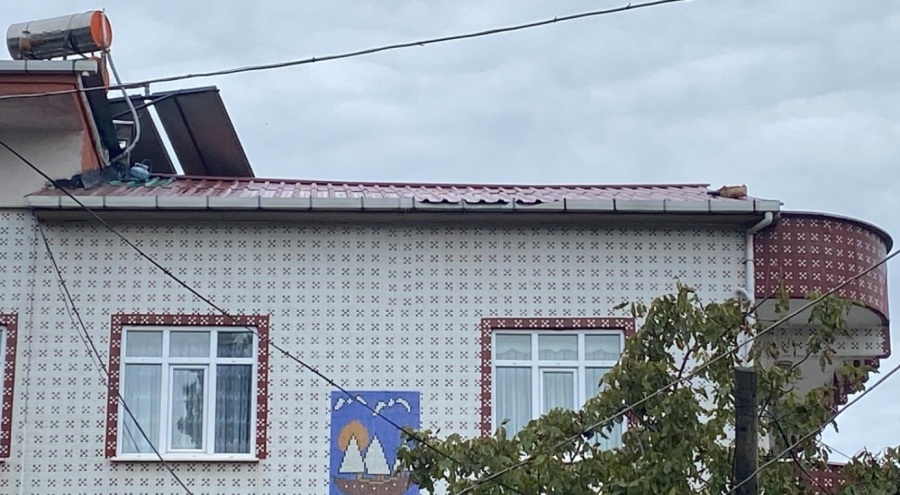 Su giderini temizlemek için çıktığı çatıdan yere çakıldı!