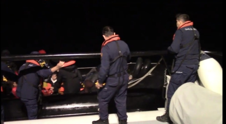 38 kaçak göçmen yakalandı