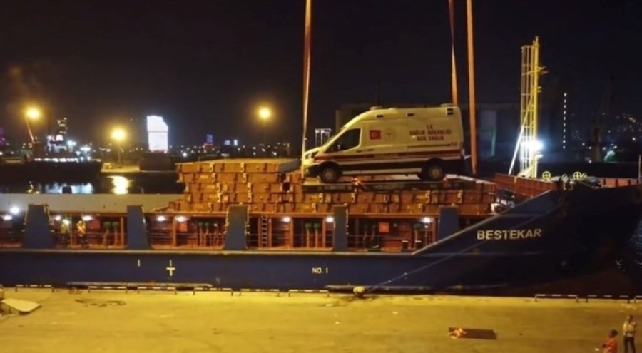 Gazze'ye sağlık malzemeleri taşıyan gemi yola çıktı