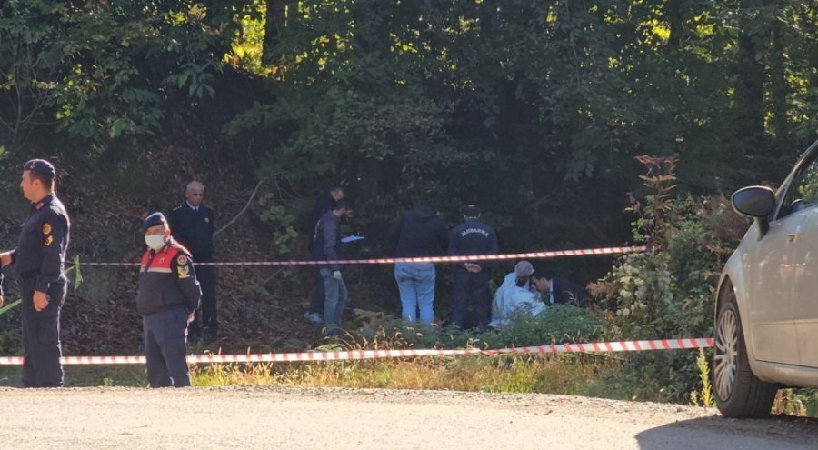 Ormanda yanmış ceset bulundu