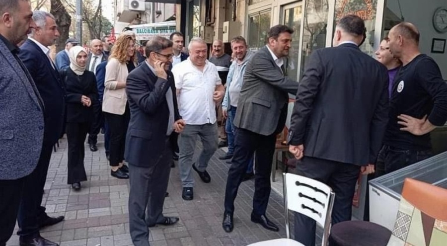 MHP Bursa İl Başkanı Tekin esnafı ziyaret etti