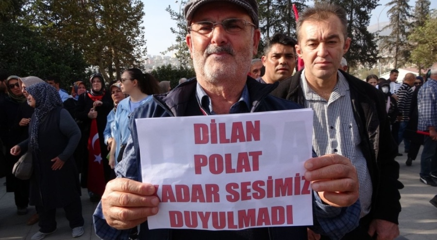 Depremzedelerden eylem: "Dilan Polat kadar sesimiz duyulmadı"