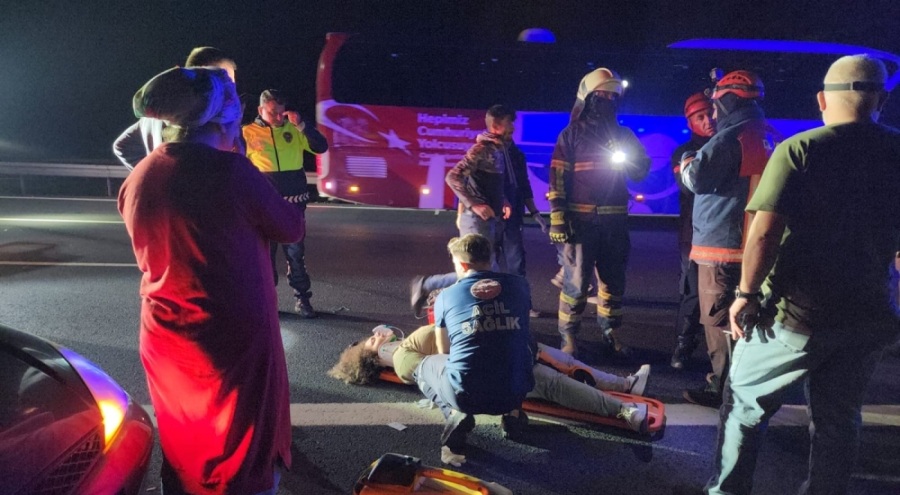 Anadolu Otoyolu'nda zincirleme kaza!