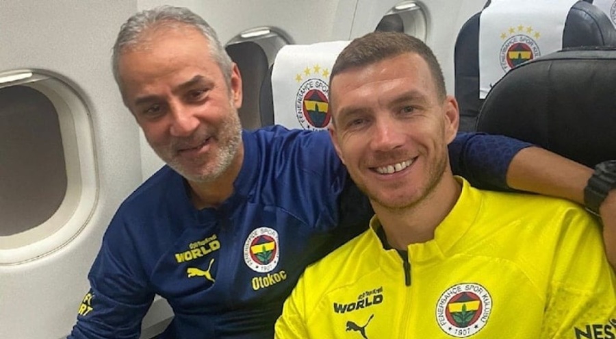 Fenerbahçe'den Edin Dzeko ve İsmail Kartal'lı paylaşım geldi