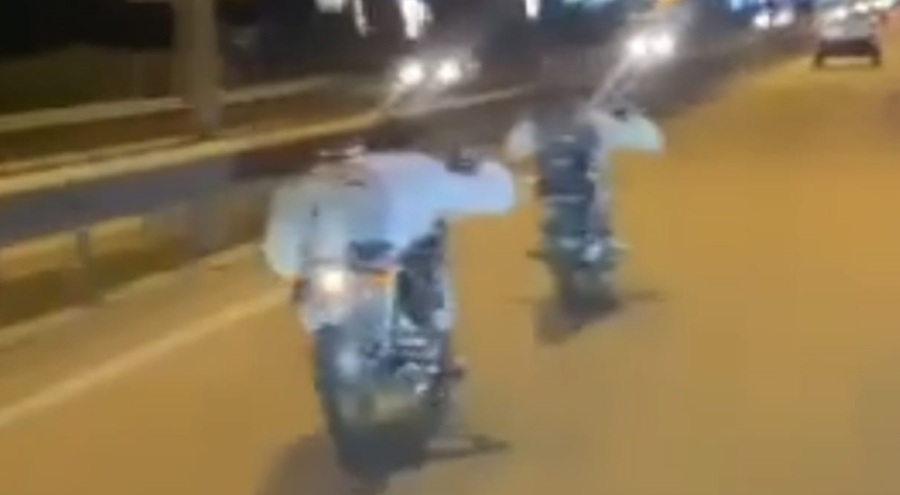 Bursa'da motosikletle ölümüne yarış!