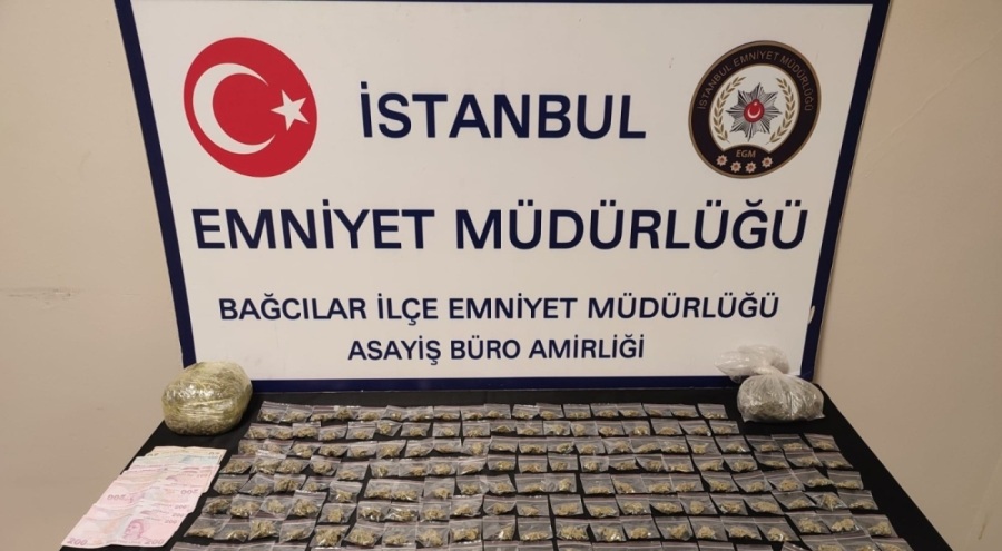 Bağcılar'da uyuşturucu operasyonu: 920 gram marihuana ele geçirildi