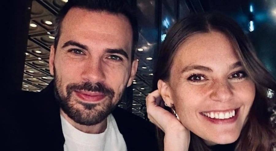 Aslı Enver ile eşinden evlilik yıl dönümü kutlaması