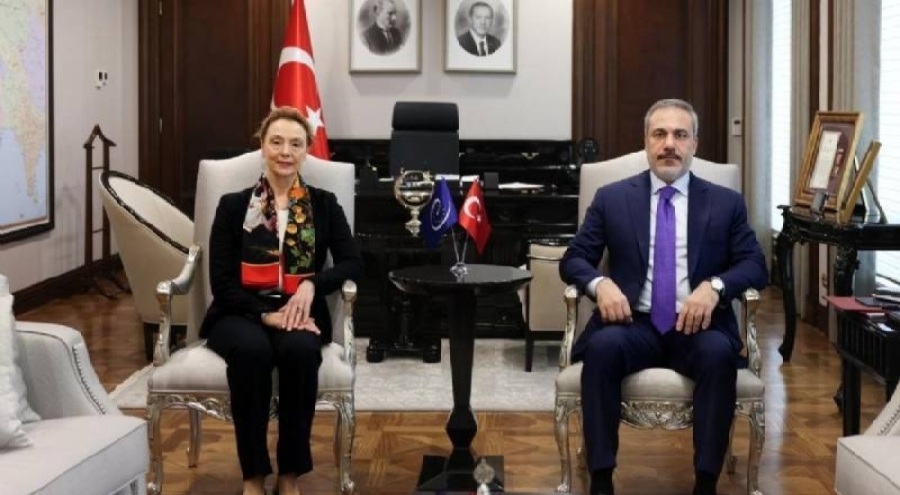 Bakan Fidan, Avrupa Konseyi Genel Sekreteri Buric ile görüştü