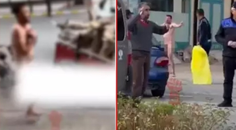 Çırılçıplak soyunup 'Ben mehdiyim size ihtiyacım var' dedi! Gündem oldu