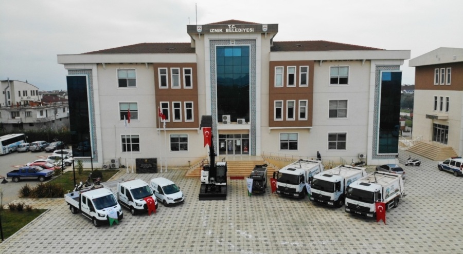 İznik'te üç yıl içerisinde 30 adet yeni araç satın alındı