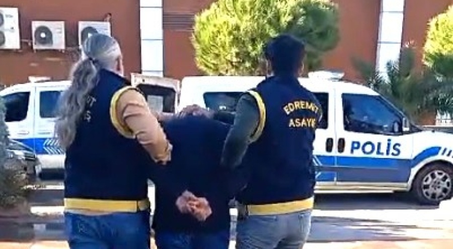 33 yıl cezası olan firari Edremit polisine yakalandı