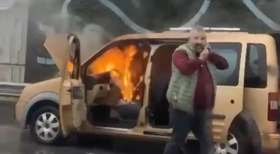 Bursa'da 3 araç alev topuna döndü