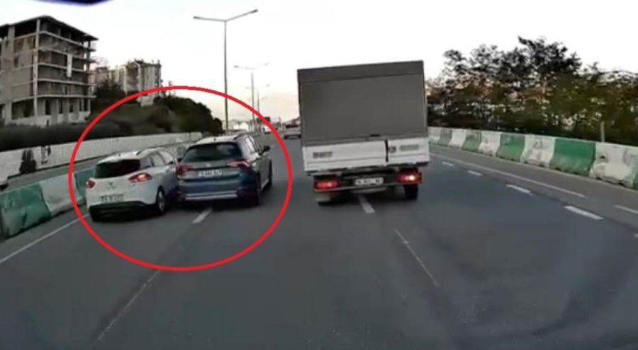 Bursa'da sürücünün refleksi kazayı önledi!