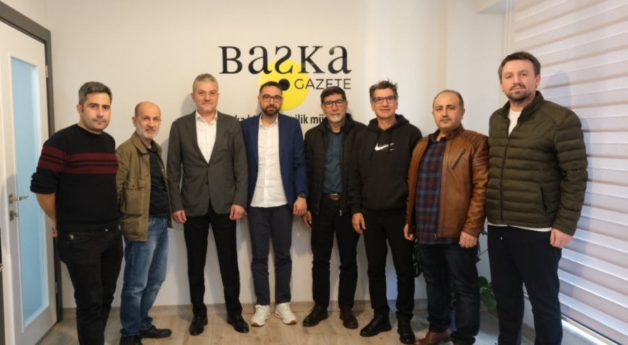 Sönmez Medya'dan Başka Gazete'ye dayanışma ziyareti