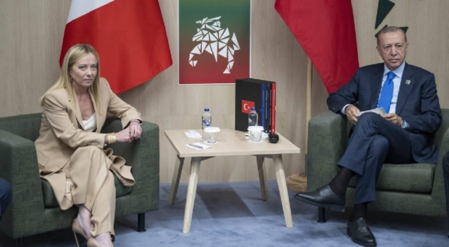 Cumhurbaşkanı Erdoğan, İtalya Başbakanı Meloni ile telefonda görüştü