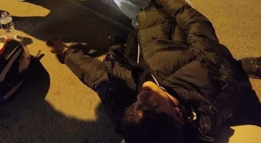 Bursa'da motosikletle kamyon çarpıştı!