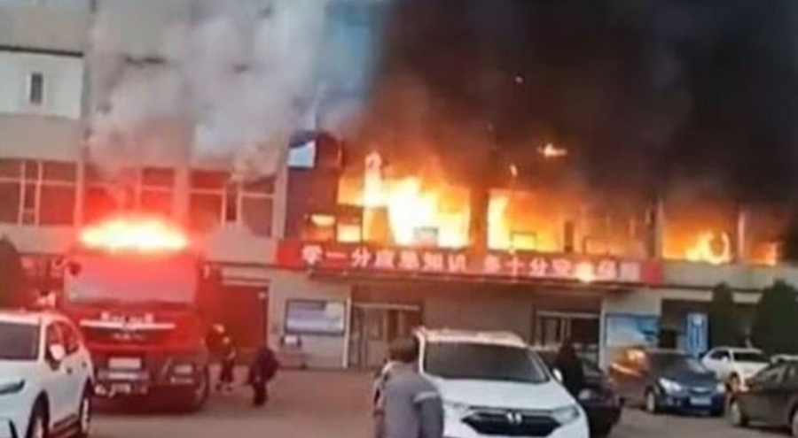 Çin'de 5 katlı binada yangın çıktı! 19 kişi yaşamını yitirdi