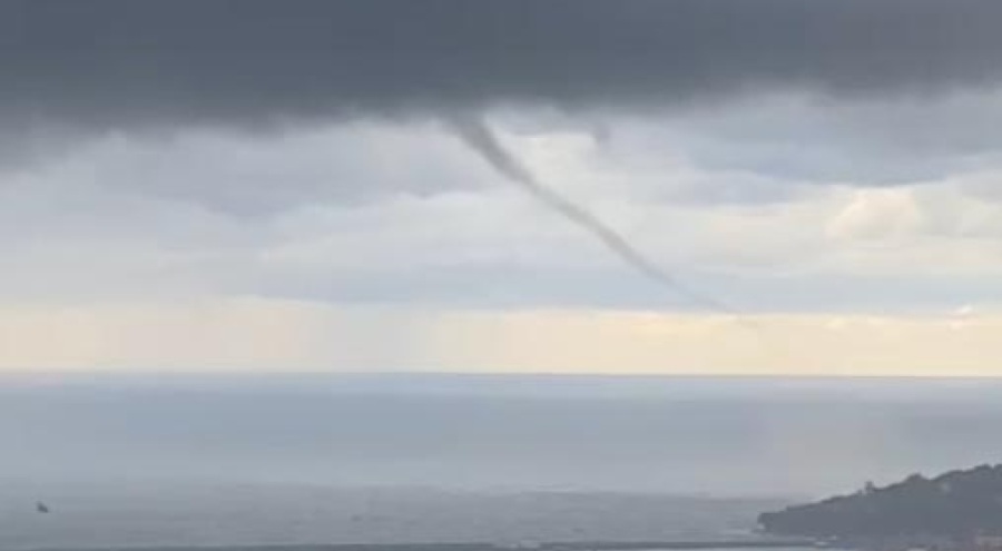 Zonguldak'ta denizde hortum çıktı