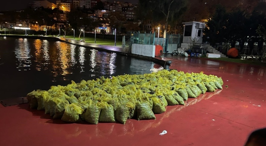 4 ton kaçak midye ele geçirildi