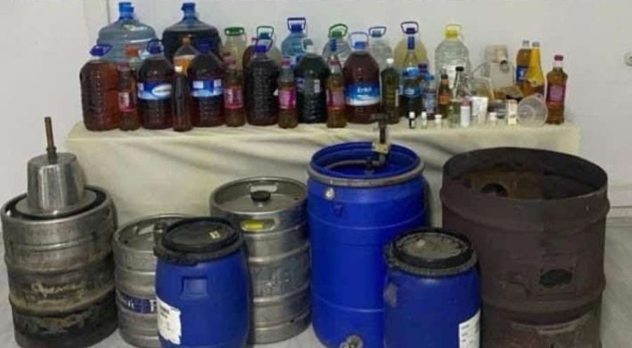 Tekirdağ'da 278 litre kaçak alkol ele geçirildi