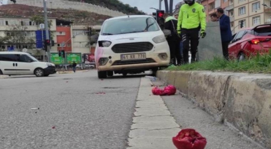 Kocaeli'de ezilen narların kan olduğunu düşündü, sinir krizi geçirdi!
