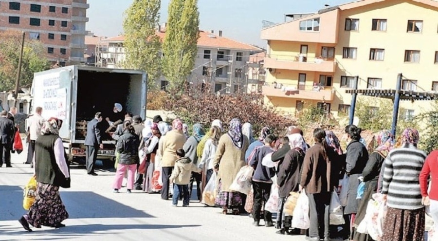 Türkiye'de bakanlık yardımı alan hane sayısı 4 yılda 4'e katlandı