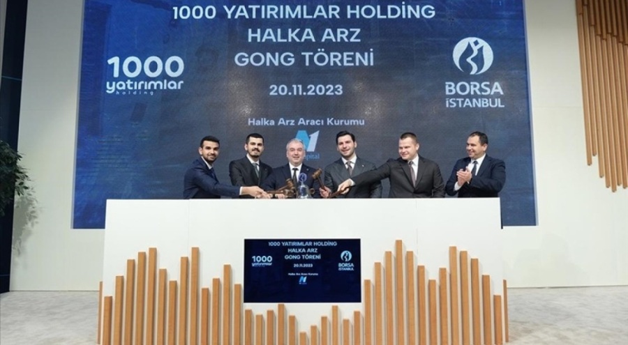 Borsa İstanbul'da gong, 1000 Yatırımlar Holding için çaldı