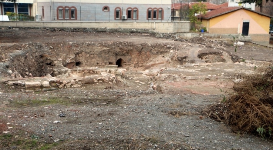 Tokat'ta kazıda 5 asırlık hamam ortaya çıktı
