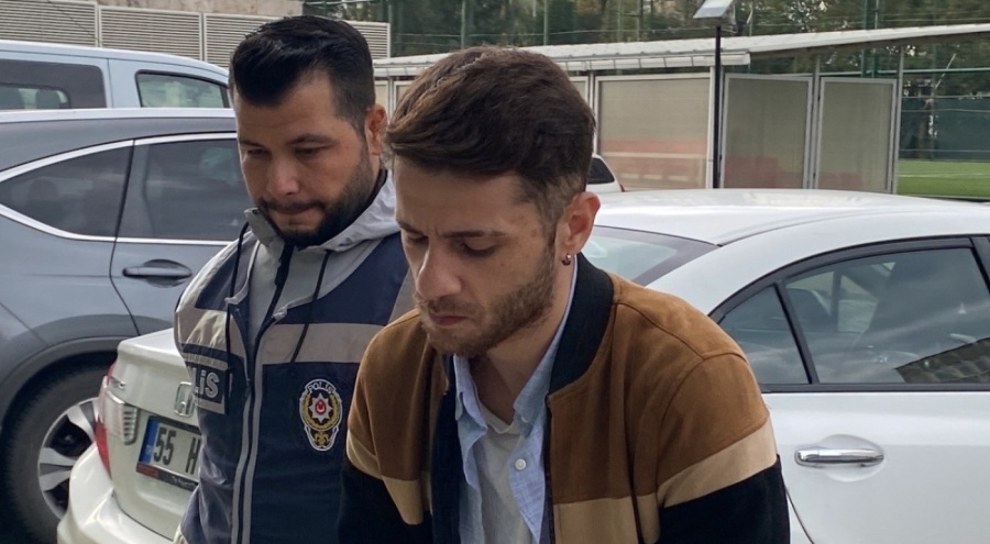 Samsun'da elektronik kelepçesi çıkan eski koca adliyeye sevk edildi