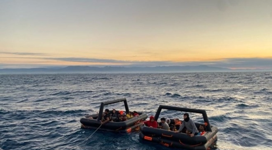 İzmir'de düzensiz göçmen operasyonu!