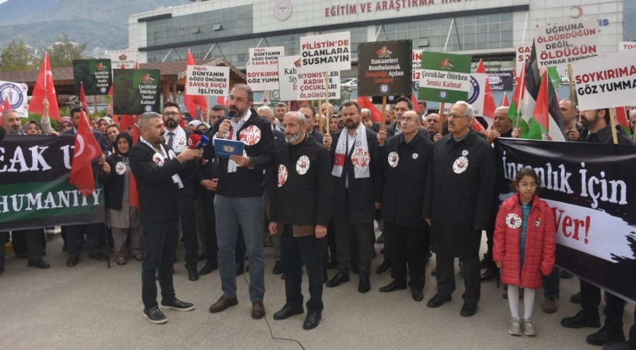 Bursa Gönüllü Kuruluşlar Platformu, İsrail'i kınadı!