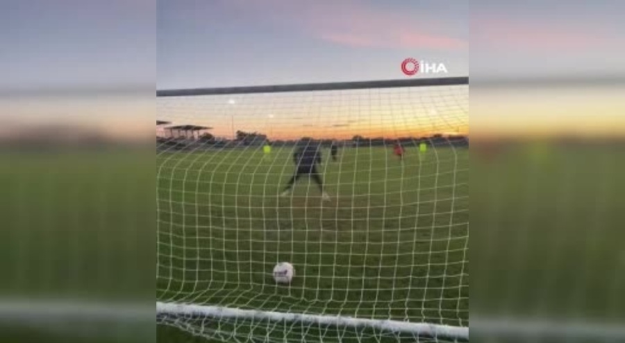 Volkan Demirel, Hatayspor antrenmanında kaleye geçti