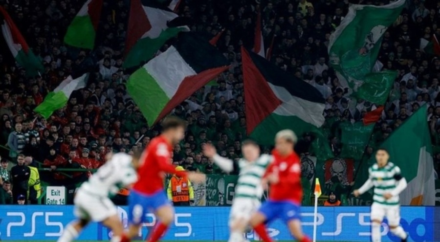 Filistin'e destek veren Celtic'e UEFA'dan ceza