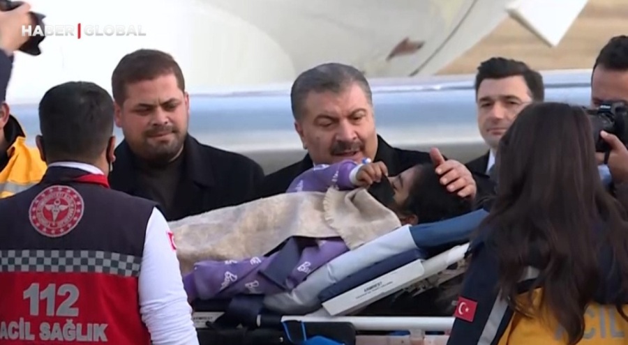 Yaralı 3 çocuk Gazze'den Türkiye'ye getirildi