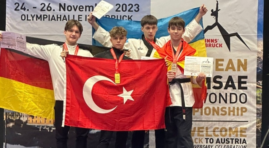 Milli tekvandocular, Avrupa Şampiyonası'nda 5 madalya elde etti