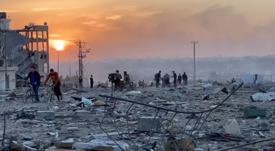 Gazze'nin kuzeyi harabe gibi!