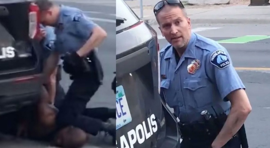 George Floyd'un ölümüne neden olan eski polise bıçaklı saldırı