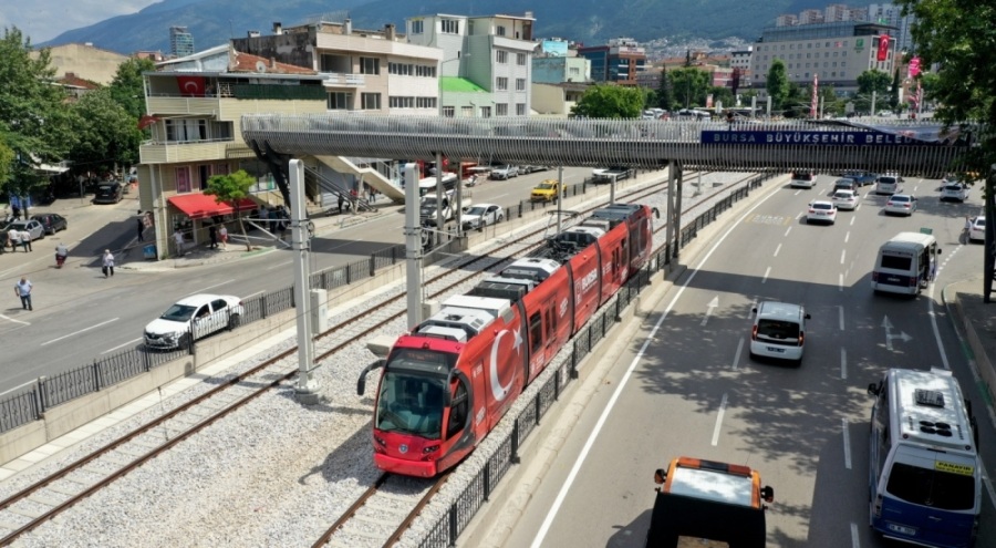 Bursa'da tramvay seferleri durdu!