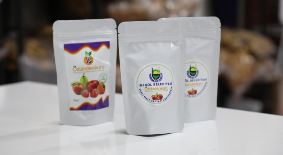 İnegöl'ün yeni markası "Özündenkuru" hizmete açıldı