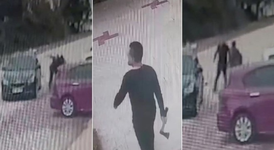 Ev sahibi kiracısına baltayla saldırdı!