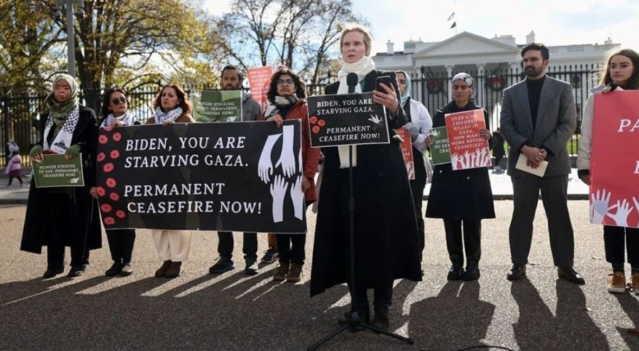 Beyaz Saray önünde Gazze için açlık grevi