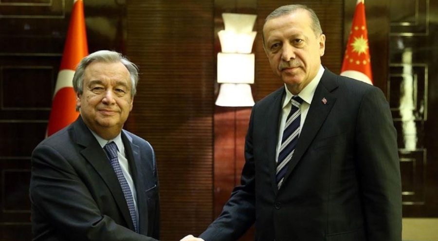 Erdoğan, BM Genel Sekreteri Guterres ile görüştü