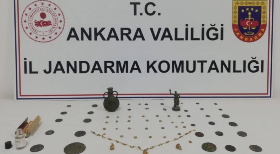 Ankara'da 63 sikke ele geçirildi