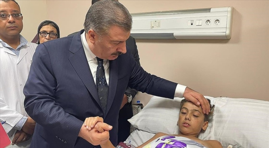 Filistinli 23 hasta tedavi için uçakla Türkiye'ye geldi!