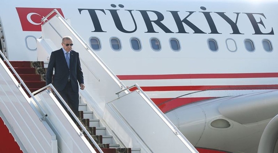 Erdoğan, Birleşik Arap Emirlikleri'ne gitti