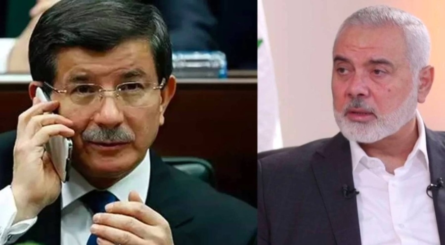 Hamas liderinden Ahmet Davutoğlu'na teşekkür telefonu!